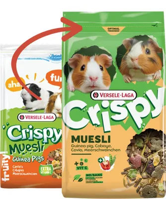 Productafbeelding van Versele-Laga Crispy Cavia muesli | 850 g, 2,5 kg, 9 kg en 20 kg 2,5KG