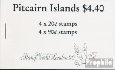 Produktbild von Briefmarken Pitcairn 1990 Mi 311Y,316Y MH (kompl.Ausg.) Markenheftchen postfrisch Schiffe