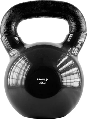 Produktbild von Knv20 Black Kettlebell Aus Gusseisen Mit Vinylbeschichtung Hms