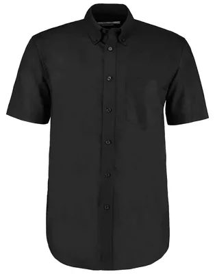 Produktbild von Kustom Kit - Hemd für Herren - Arbeit kurzärmlig LT3924 (56cm) (Schwarz)