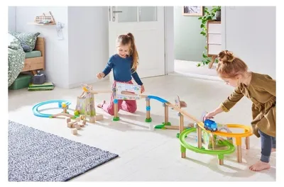 Produktbild von Haba Kullerbü Murmelbahn - Maxi Spielbahn Bergabenteuer - Grundpackung