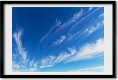 Produktbild von Bild 60x40 MDF-Rahmen, Wandkunst Blauer Himmel