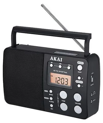 Produktbild von Akai APR-200, Tragbar, Digital, AM, FM, SW, 87,5 - 108 MHz, 522 - 1620 kHz, 1 W