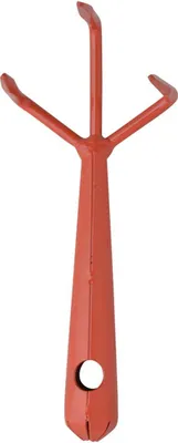Produktbild von Esschert Design Kleine Handharke Rot 15 cm - Metall