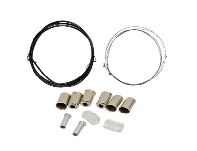 Produktbild von Promax Bowdenzug-Set, Kabel und Gehäuse für Bremsen aus Nirosta-Draht