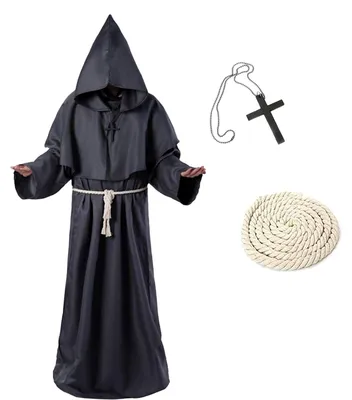 Obrázok produktu pre Mníchovský kostým pre mužov s kapucňou (Halloween kostým)