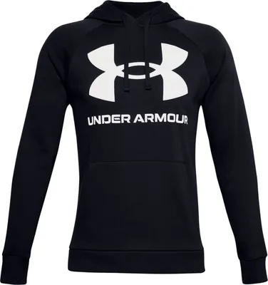 Produktbild von Under Armour Ua Rival Fleece Big Logo Hoodie HD-Schwarz 1357093-001__SM