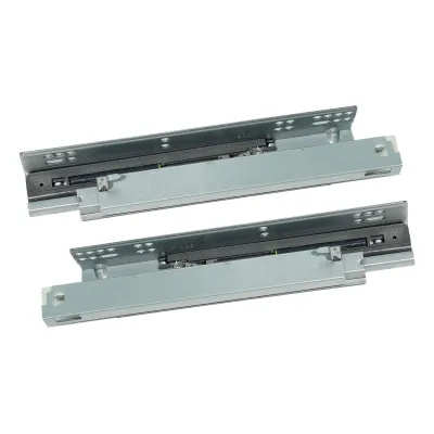 Produktbild von YALION® 2 Paar Unterflur-Schubladenauszüge 450 mm mit Soft-Close, Vollauszug, bis 40 kg, Bodenmontage, 3D-Verstellung