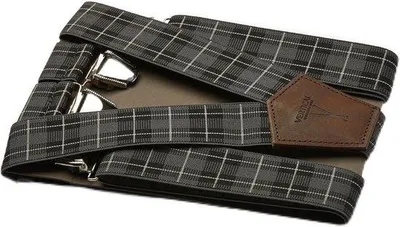 Produktbild von Herren-Hosenträger – robust und elastisch – mit Lederapplikationen – verstellbar bis 130 cm