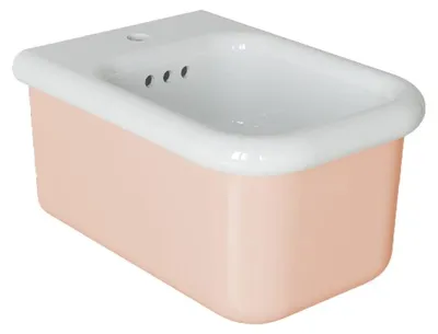 Image de Bidet suspendu rétro - True Colors Lite - Pêche