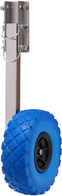 Imagen del producto de Ruedas para remolque de botes de 330,7 lbs - universales, de acero inoxidable - inflables - para terrenos difíciles