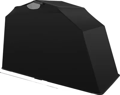 Image de Housse de moto, tissu Oxford résistant, modèle pliable, noir, S