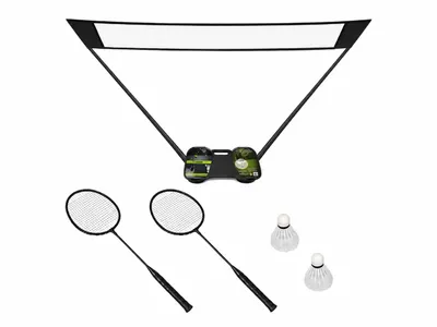 Immagine prodotto di Kit completo per badminton, pieghevole, 4 in 1, con rete e custodia, productTiles.product.images.aiGenerated