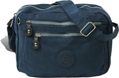 Zdjęcie produktu dla Bag Street nylonowa torba na ramię navy torba damska D2OTJ202B