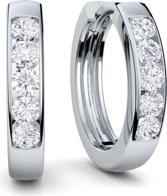 Produktbild von Damen Creolen Vision 925 Sterling Silber mit Zirkonia Ohrringe