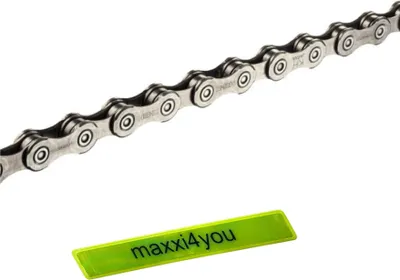 Image de Offre lot / Chaîne de vélo Shimano CN-HG54 10 vitesses 116 maillons avec bande réfléchissante maxxi4you