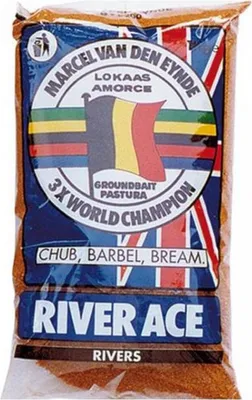 Obrázok produktu pre 1kg VAN DEN EYNDE RIVER ACE BLACK Krmivo Groundbait Súťažné krmivo pre rybárov