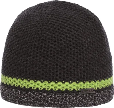 Produktbild von Eisglut Frosto XL Mütze mit Innenband grau/hellgrün CAVIAR MEL./LIME GREEN