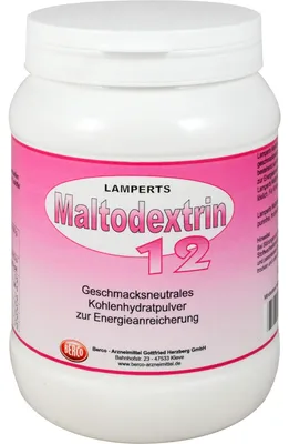 Produktbild von LAMPERTS Maltodextrin 12 Kohlenhydratpulver, 500 g Pulver
