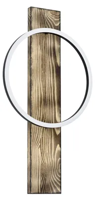 Image de EGLO Boyal, 1 ampoule, 3000 K, IP20, noir, blanc, bois