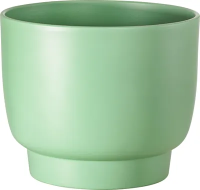 Produktbild von Dehner Übertopf Ari, Indoor Blumentopf, Ø außen 22.7 cm / innen 21.7 cm, Höhe 19 cm, Keramik matt, türkis
