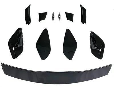 Produktbild von 2012-2018 Mercedes A Klasse W176 Heckspoiler Hecklippe Schwarz 11tlg
