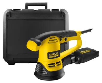 Zdjęcie produktu dla Stanley SZLIFIERKA MIMOŚRODOWA 480 W (FME440K), Szlifierka tarczowa, Czarny, Żółty, 4000 RPM, 12000 RPM, Prąd przemienny, 480 W