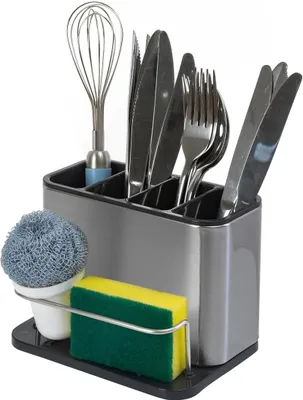Produktbild von Besteckkörbe, Besteckhalter, Utensilienhalter, Abtropfgestell, Küchenutensilienhalter, Besteckkorb, Besteckständer, Küchenutensilien-Organizer