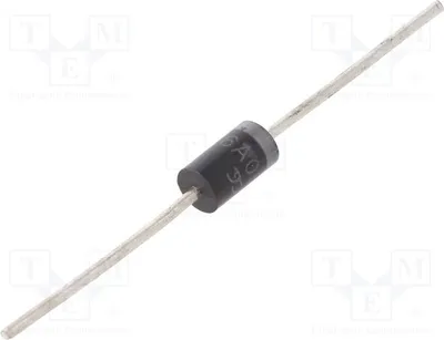 Produktbild von 5x Diode: Gleichrichter THT Ifsm: 200A 50V 6A 6A05GS Universaldioden THT B