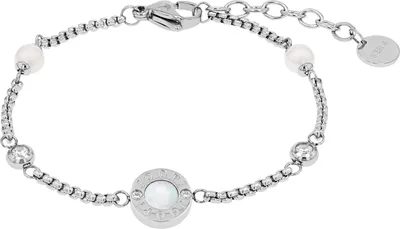 Produktbild von Joop! Armband Damen Perlmutt Zirkonia Edelstahl Silber-Ton 2039776