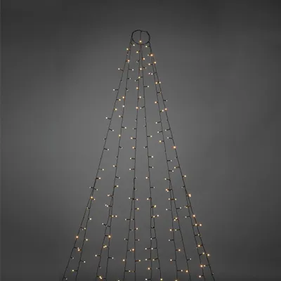 Produktbild von Konstsmide 6660-830, 270 Lampen, LED, Bernstein, 1,2 lm, Draußen, Schwarz