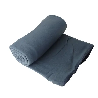 Produktbild von Fleecedecke Polarfleece versch. Unifarben 130x170cm Wohndecke Schlafdecke Decke, Farbe:anthrazit