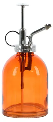 Produktbild von Esschert Pflanzenspruhflasche/Zerstauber - Glas - orange/silber - 18,5 cm