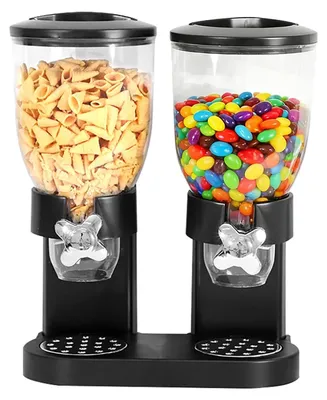 Produktbild von Müsli-Dispenser 2 Liter - Set von 2 - Luftdicht - Aufbewahrungsbox - Küchenorganizer - Platzsparend - Lebensmittelbehälter