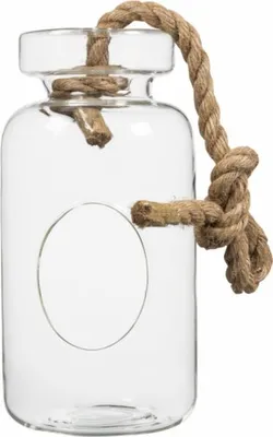 Obrázok produktu pre Dekoratívna fľaša S závesné sklo d10x18cm