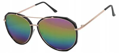 Produktbild von Haker H559D Damen Sonnenbrille Pilotenstil Schwarz-Gold