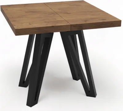 Produktbild von METAL LANCELOT ausziehbarer quadratischer Tisch 90x90-190 cm