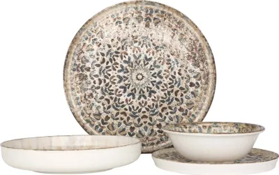 Obrázok produktu pre Súprava riadu Rinart (Medium) - Azték - 24 kusov - 6 osôb - porcelán