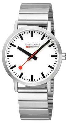 Produktbild von Mondaine Herren Uhr Classic Armbanduhr 40 mm A660.30360.16SBJ Edelstahl