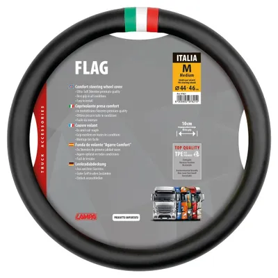 Produktbild von LAMPA 97821 Skeentex Lenkradbezug TPE Ø44-46cm Schwarz Lenkradhülle