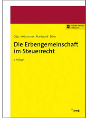 Produktbild von Die Erbengemeinschaft im Steuerrecht