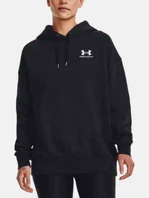 Produktbild von Under Armour Essential FLC OS Hoodie - Schwarz 1379495-001__SM