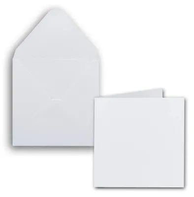 Image de Lot de 50 cartes pliables vierges avec enveloppes