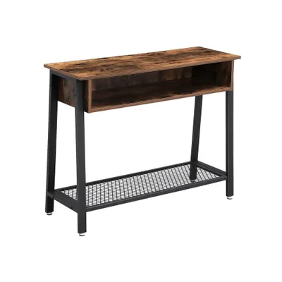 Zdjęcie produktu dla Stolik konsola regał do przedpokoju vintage 100cm