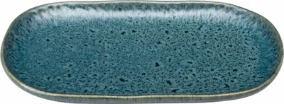 Image de Leonardo Plat de service Matera, Plat de service, Céramique, Bleu, 22 x 12 cm, 022845