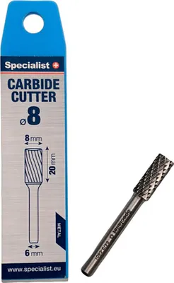 Produktbild von Specialist+ SPECIALIST+ carbide rotary burr, ZYAS 8x20x6 mm