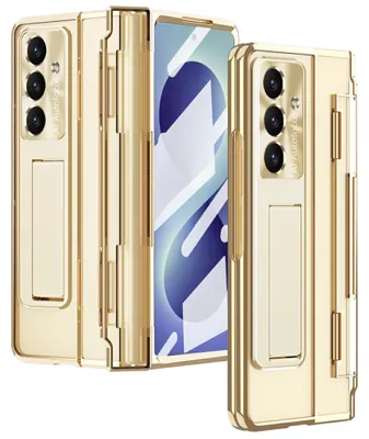 Produktbild von Handyhülle Klapphülle + H9 Display Glas Samsung Galaxy Z Fold8 Ultra 5G Gold