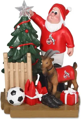 Produktbild von 1. FC Köln Gartenzwerg "Weihnachtsbaum"