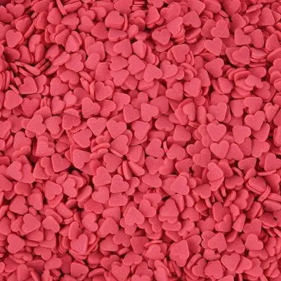 Produktbild von Zuckerstreusel ROTE HERZEN 50 g Konfetti