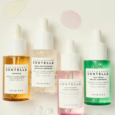 Produktbild von SKIN1004 - Zestaw ampułek wąkrotki azjatyckiej - 4x30ml
